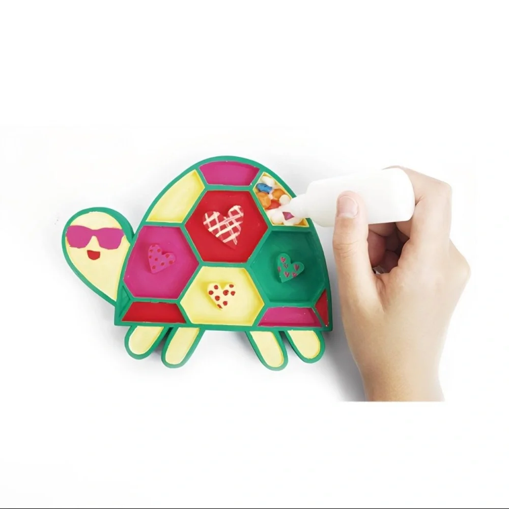 New Target Bullseye Playground DIY Mosaic Art Set Colorful Turtle Design